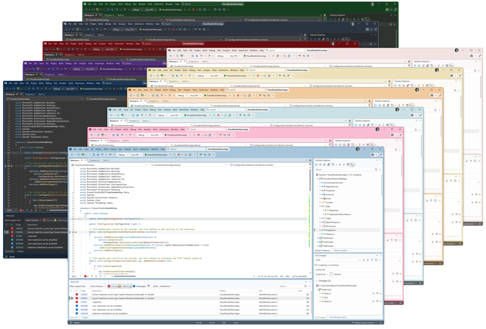 Nova UI de Visual Studio 2026